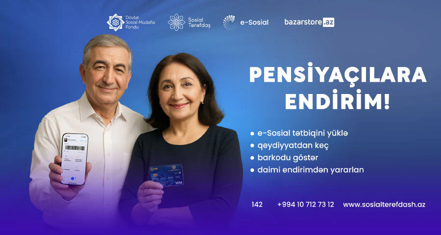 e-Sosial endirim məlumatları