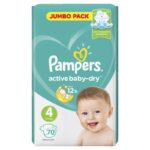 PAMPERS UŞAQ BEZİ N4 70 Lİ 9-14 KQ JUMBO
